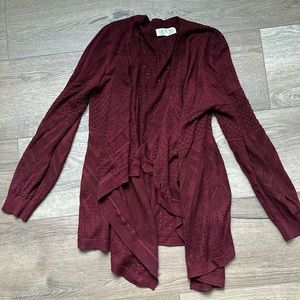 Maroon Cartigan